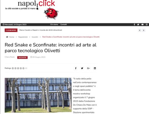 Napoli Click: Red Snake e Sconfinate: incontri ad arte al parco tecnologico Olivetti
